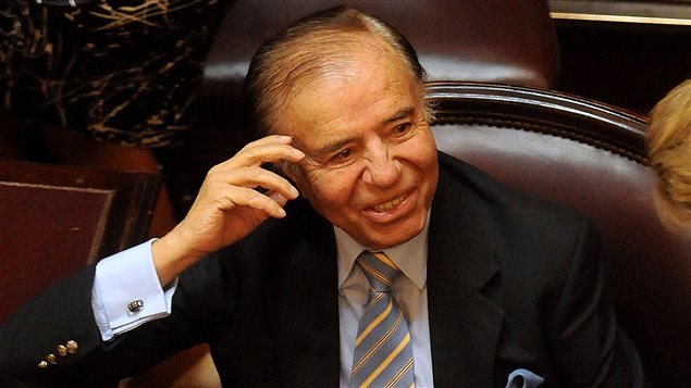 Carlos Menem, ex presidente de Argentina