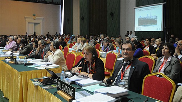  Délégués à la réunion de l'UNESCO à Phnom Penh au Cambodge. 