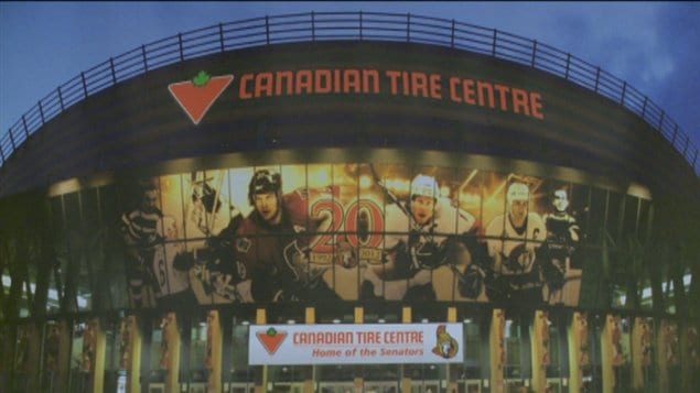L'amphithéâtre des Sénateurs d'Ottawa se nommera le Centre Canadian Tire.