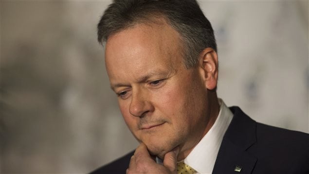 Stephen Poloz, gouverneur de la Banque du Canada, s'apprête à prononcer son premier discours à ce titre à Burlington, en Ontario.