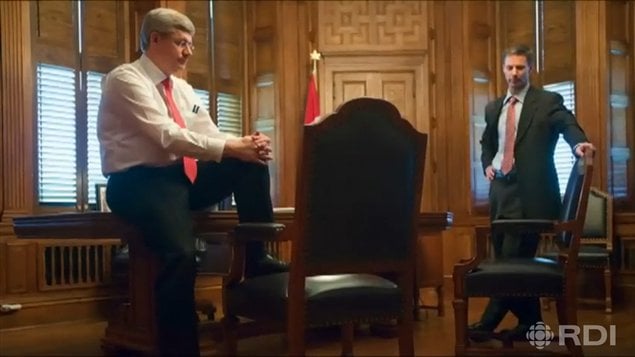 Stephen Harper et Nigel Wright