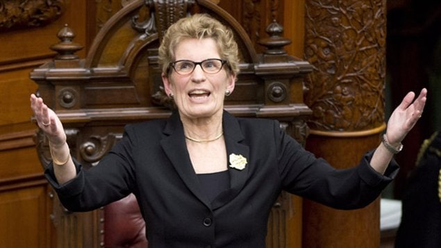  Kathleen Wynne, première ministre de l'Ontario