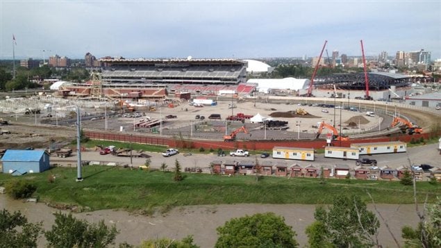 L'opération nettoyage est entamée sur le site du 101e Stampede de Calgary.