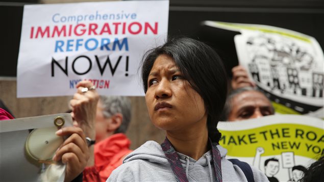 Manifestation en faveur de la réforme de l'immigration aux États-Unis
