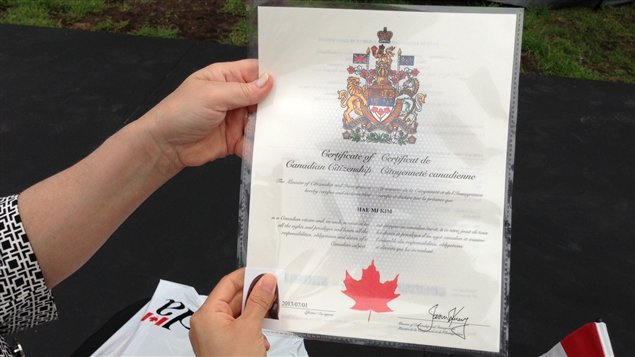  Certificat de citoyenneté canadienne 