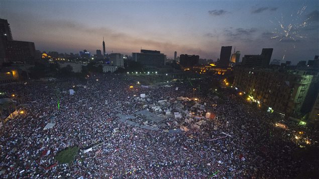 معارضو الرئيس مرسي في ميدان التحرير