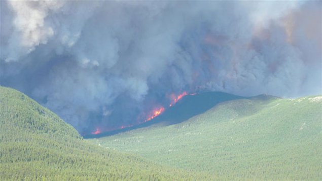  Feux de forêt dans le district de Watson Lake au Yukon