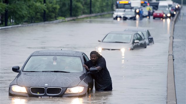 2013年7月的多伦多特大水灾。