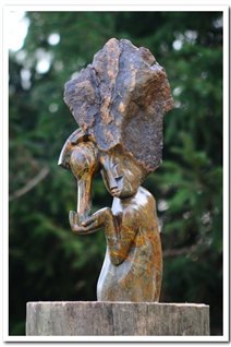 Traditionnal Healer (Guérisseur traditionnel), oeuvre de Simon Chidharara