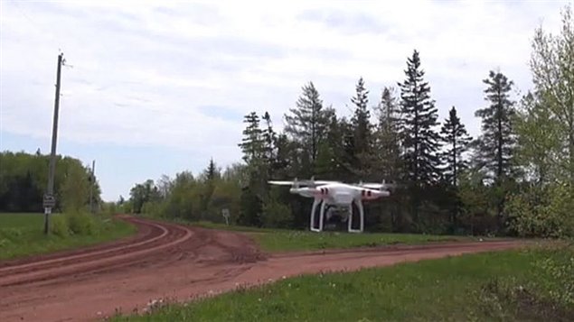  Un hélicoptère drone pour agent immobilier