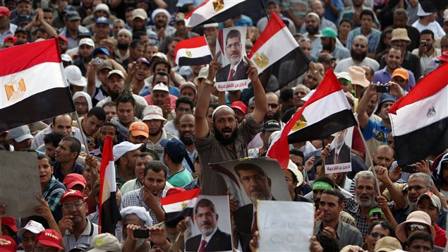 تظاهرة لأنصار الإخوان المسلمين في القاهرة