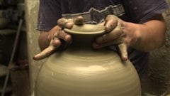 Potier à l'oeuvre