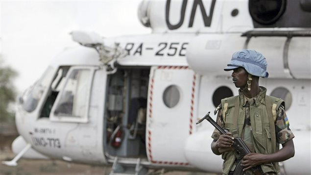La misión de la ONU en Darfur.