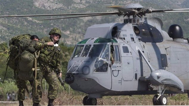 Un Sea King des Forces canadiennes