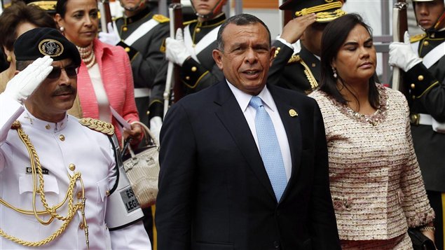 El presidente de Honduras Porfirio Lobo. 