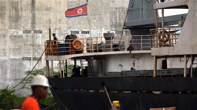 El barco de bandera norcoreana que transportaba las armas cubanas "inservibles" de la época de la guerra fría. 