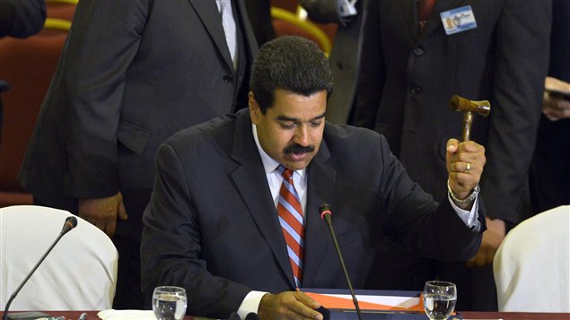 El presidente de Venezuela Nicolás Maduro. 