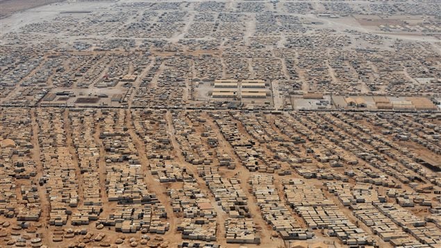Camp de réfugiés syriens en Jordanie