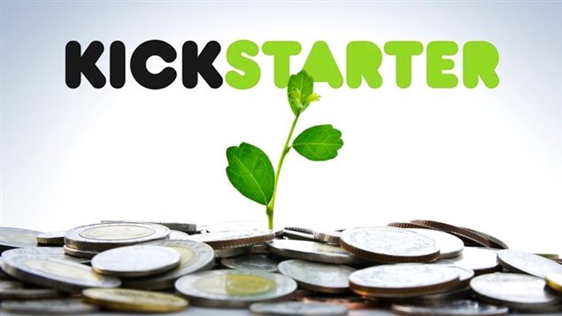 Le logo du site Kickstarter
