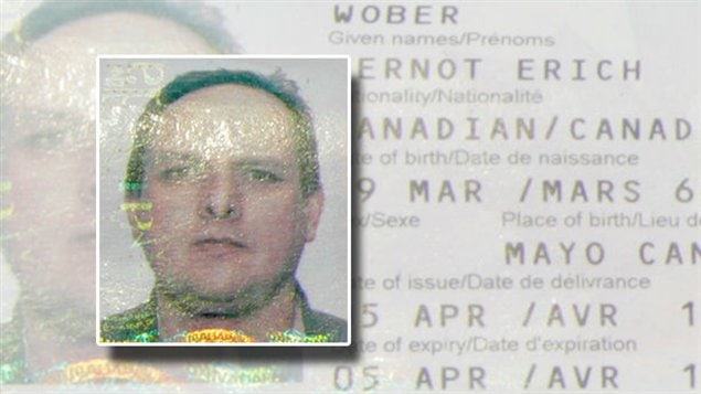 Pasaporte del canadiense Gernot Wober, liberado por el ELN en Colombia.