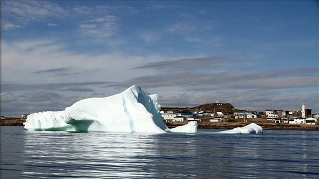 Un iceberg au large de Terre-Neuve.