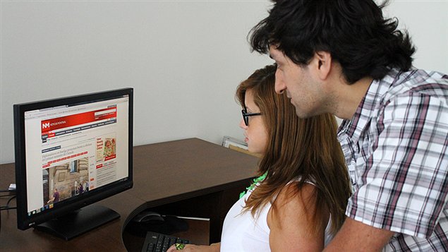 Gaby Aguzzi y Pablo Ortiz, los fundadores de Noticias Montreal.
