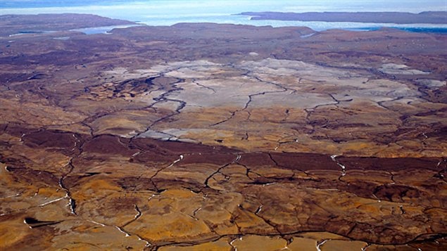 Le cratère de Haughton sur l'île de Devon au Nunavut