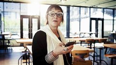 Monique Savoie, fondatrice et directrice artistique de la Société des arts technologiques de Montréal. Monique Savoie, fondatrice et directrice artistique de la Société des arts technologiques de Montréal.