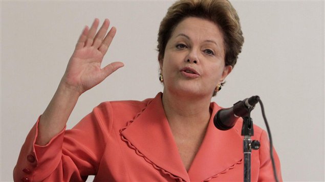 La presidenta de Brasil Dilma Rousseff.