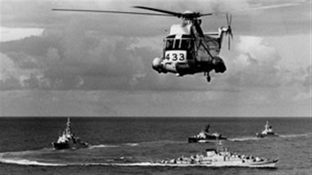  Un hélicoptère Sea King des Forces canadiennes en 1976