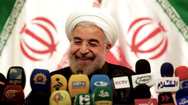 Le nouveau président iranien, Hassan Rohani
