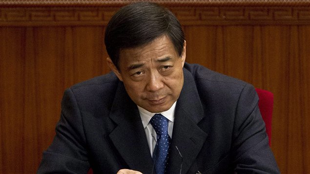 2012年3月，薄熙来在人民大会堂参加两会。（资料）