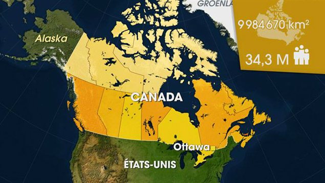 Le Canada est le second plus grand pays au monde. Avec l'Alaska, il aurait pu être le plus grand!