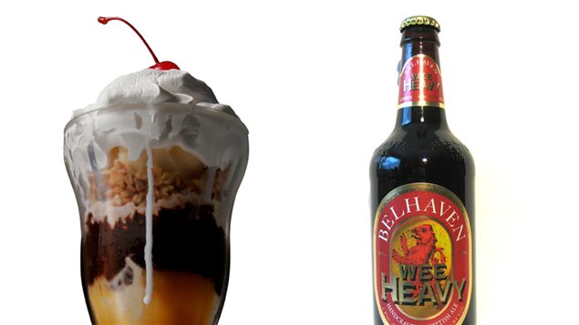 Sundae à la bière Wee Heavey Sundae à la bière Wee Heavey