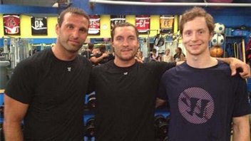 Pierre-Luc Labbé, Ryan Garbutt et Eric Nipp.