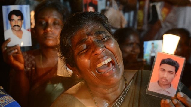 Des Sri-Lankais tentent toujours de savoir ce qu'il est advenu de leurs proches.