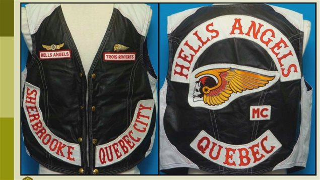 Veste d'un membre en règle des Hells Angels Veste d'un membre en règle des Hells Angels