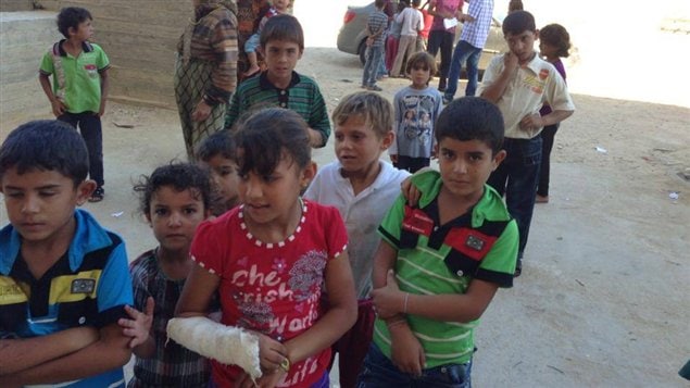 Certains des enfants ont été blessés pendant la guerre, ou y ont perdu qui un père, qui une mère. 