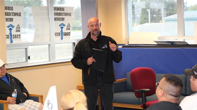 Le président national du Syndicat des agents correctionnels du Canada, Pierre Malette.