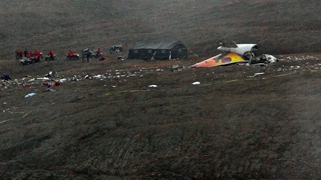 Écrasement en août 2011 d'un Boeing 737 de la compagnie First Air près de l'aéroport de Resolute Bay.