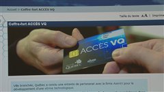 Le site du coffre-fort virtuel de la Ville de Québec