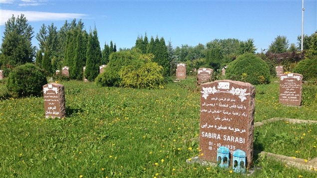 الجبّانة الإسلامية في مدينة لافال إلى الشمال مباشرة من مونتريال (أرشيف). 