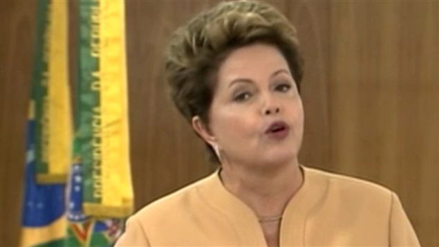 La présidente brésilienne Dilma Rousseff 