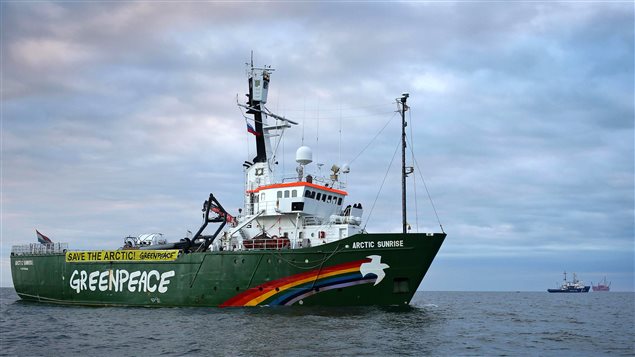 Le bateau de Greenpeace