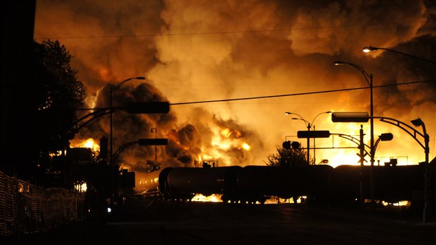 Explosion à Lac-Mégantic