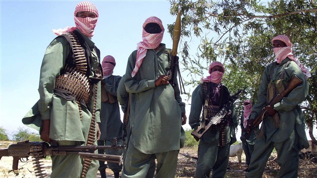 Des miliciens d'Al-Shabab en 2008