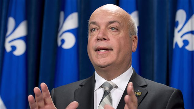 Le député libéral et ministre des Transports du Québec Robert Poéti