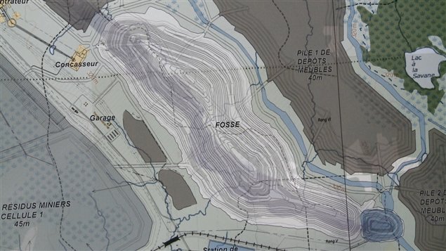 Carte du projet Dumont de Royal Nickel à Launay