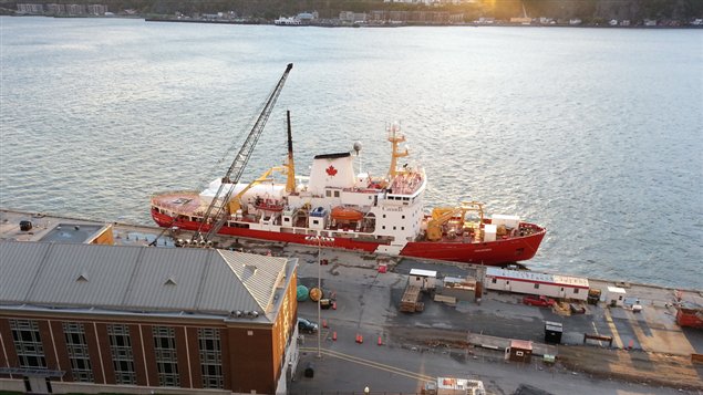 L'Amundsen est de retour dans le port de Québec depuis dimanche. 