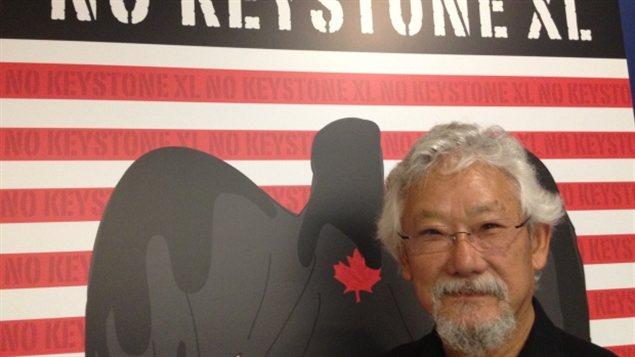 David Suzuki à Washington pour plaider contre le projet de pipeline Keystone XL